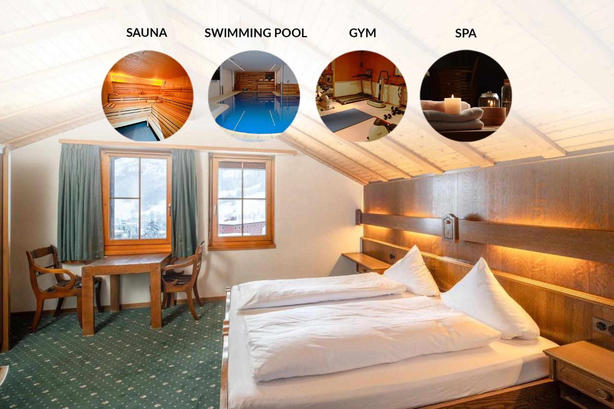 Grichting Hotel & Serviced Apartments Лойкербад Экстерьер фото